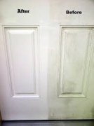 防盜門上面的小廣告可以用納米海綿清洗干凈么？