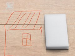 如何清除墻面涂鴉，使用納米海綿一擦即凈