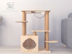 正確清潔貓爬架的方法，使用納米海綿